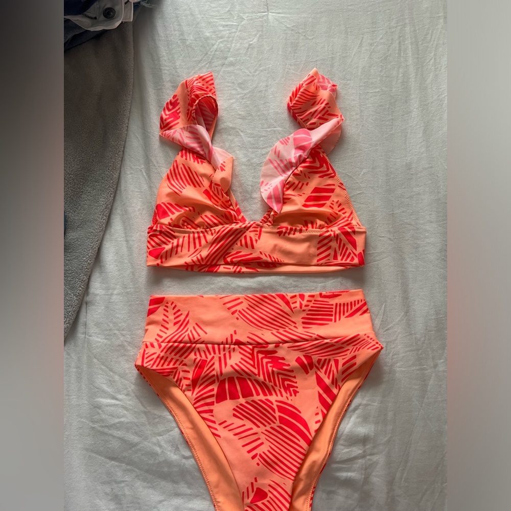 Aerie High Waisted Bathing Suit Set